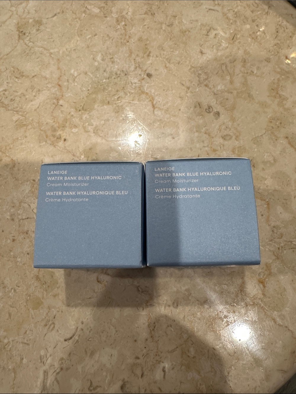 LANEIGE Water Bank Blue Hyaluronic Cream Moisturizer - Duo - Picture 2 of 3